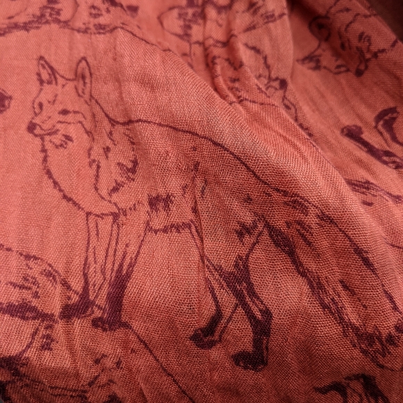 Orange Fox Infinity Scarf from UO - Picture 3 of 3